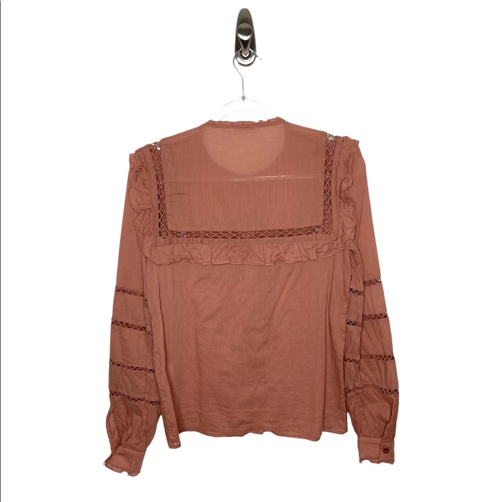 Reformation Rust Blouse - Picture 3 of 6